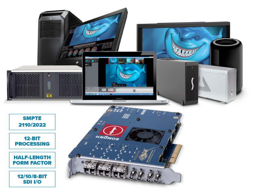 KRONOS Optikos3G ST IP, SMPTE 2110, SMPTE 2022, High Dynamic Range, and High Frame-Rate SDI